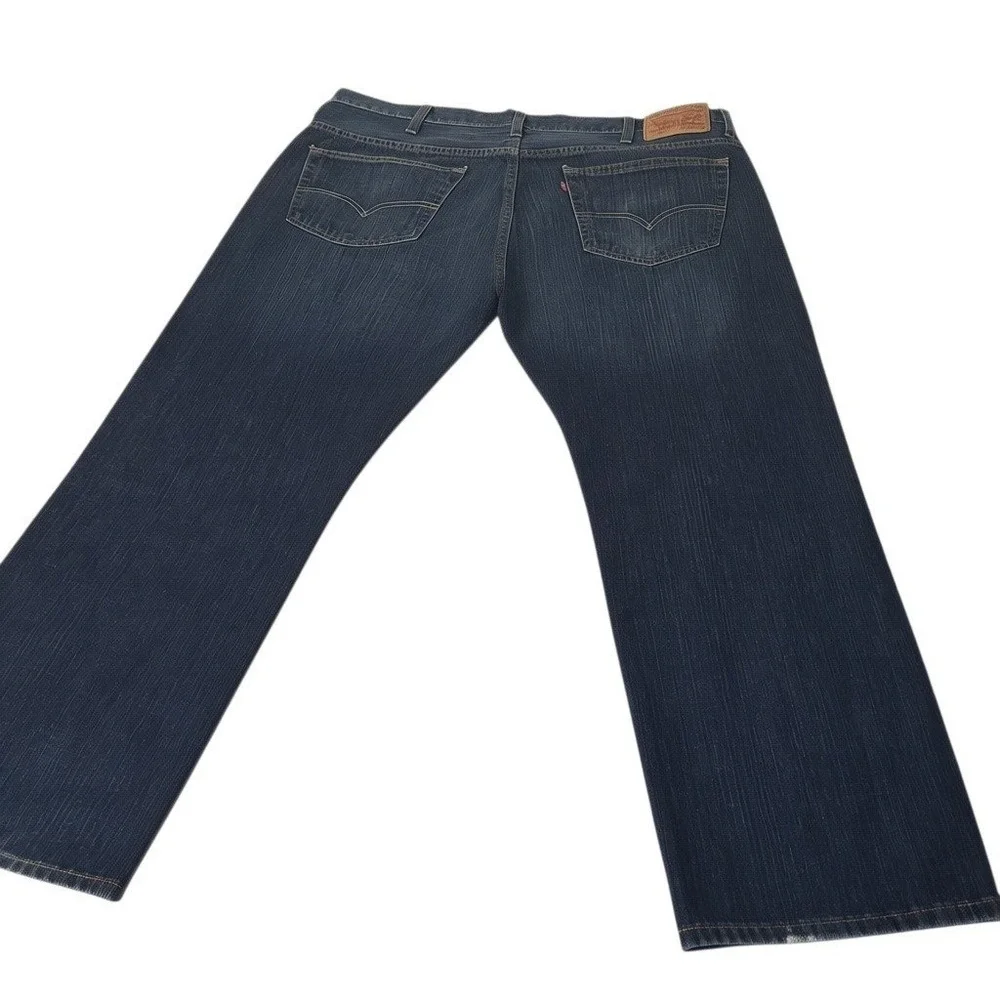 Levi 569 Loose Straight Jeans Mens 38x29 Blue Denim 5-Pocket Pants